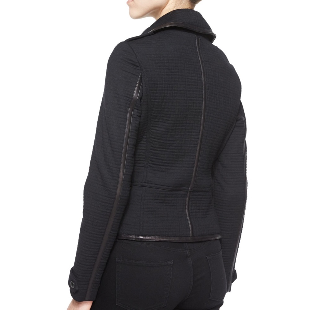 BURBERRY BRIT Textured Biker Jacket - Picture 8 of 14